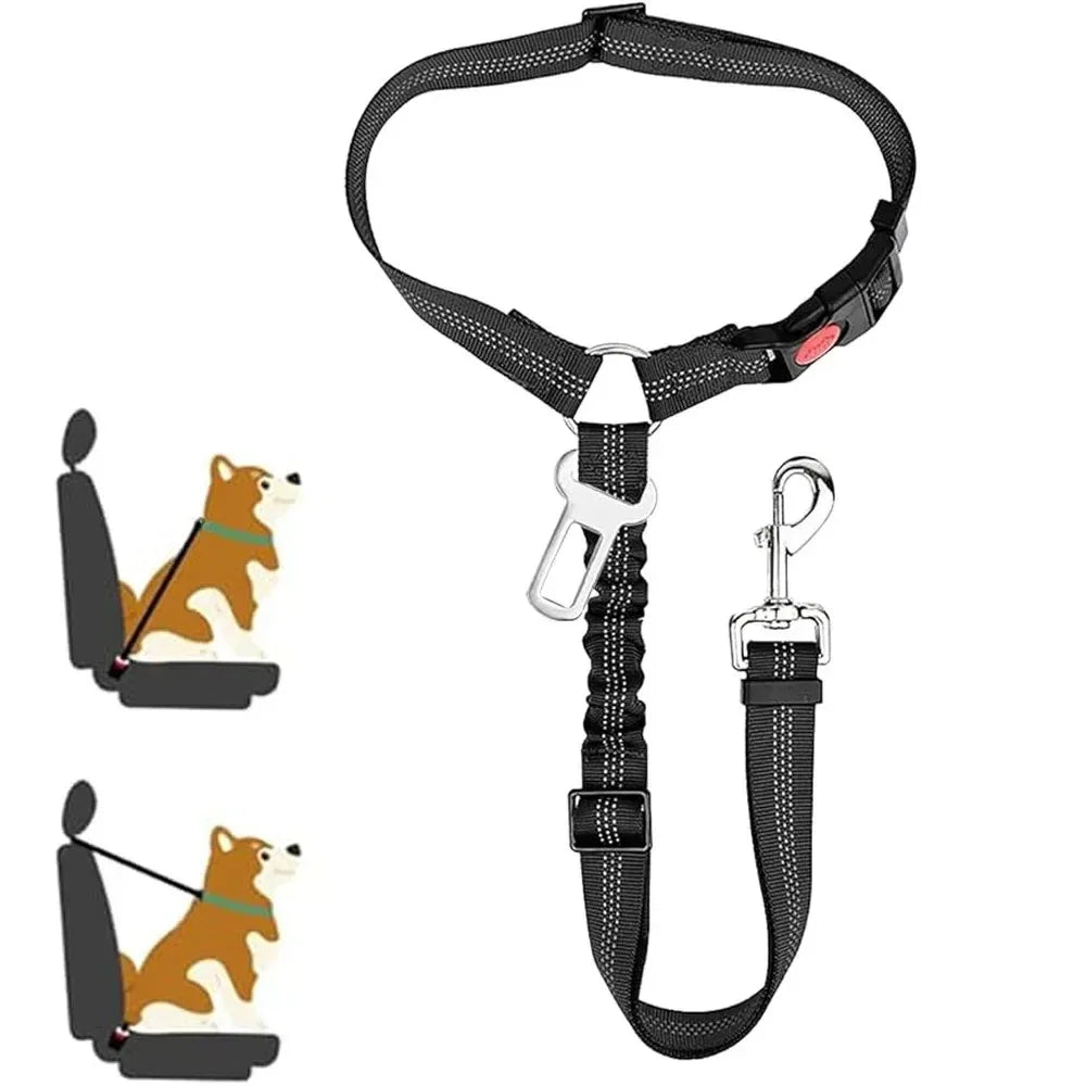 2-In-1 Dog Car Seat Belt For Travel On Every Drive