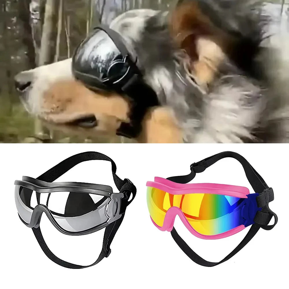 Adjustable Dog Goggles UV Protection Eye Wear for Dogs