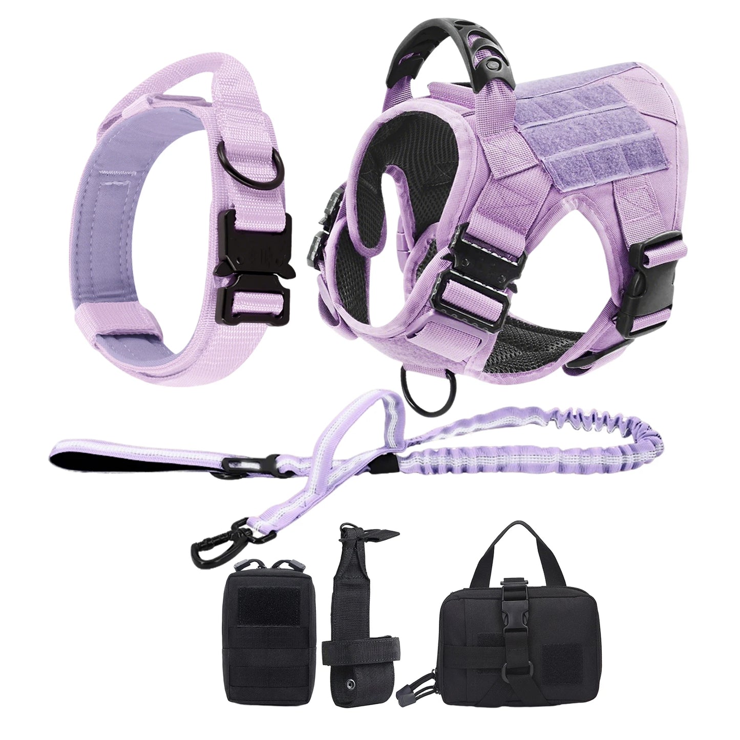 Military Tactical Dog Harness With Adjustable Vest