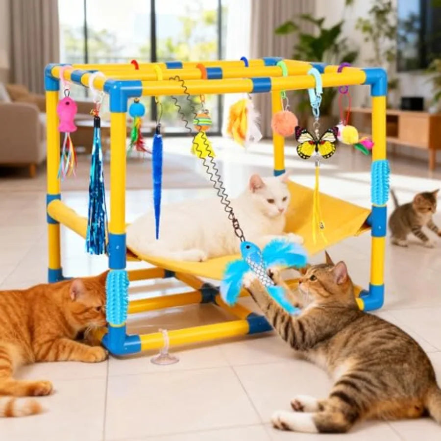 Cat Jungle Gym for Cats Multi-Level Activity Play Structure