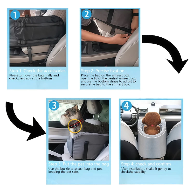 Pet Car Carrier For Cats And Dogs Travel Bag Durable