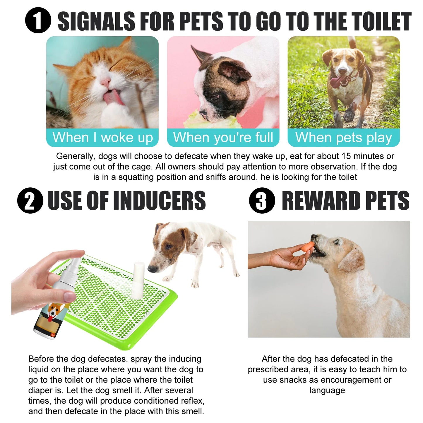 Pet Defecation Positioning Spray For Cats And Dogs Training