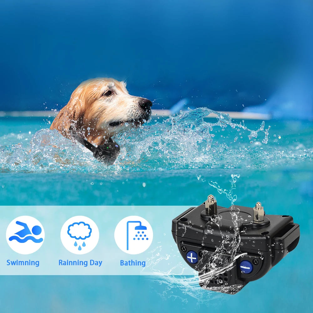 Wodondog 2km Dog Training Collar With Walkie Talkie Waterproof Rechargeable
