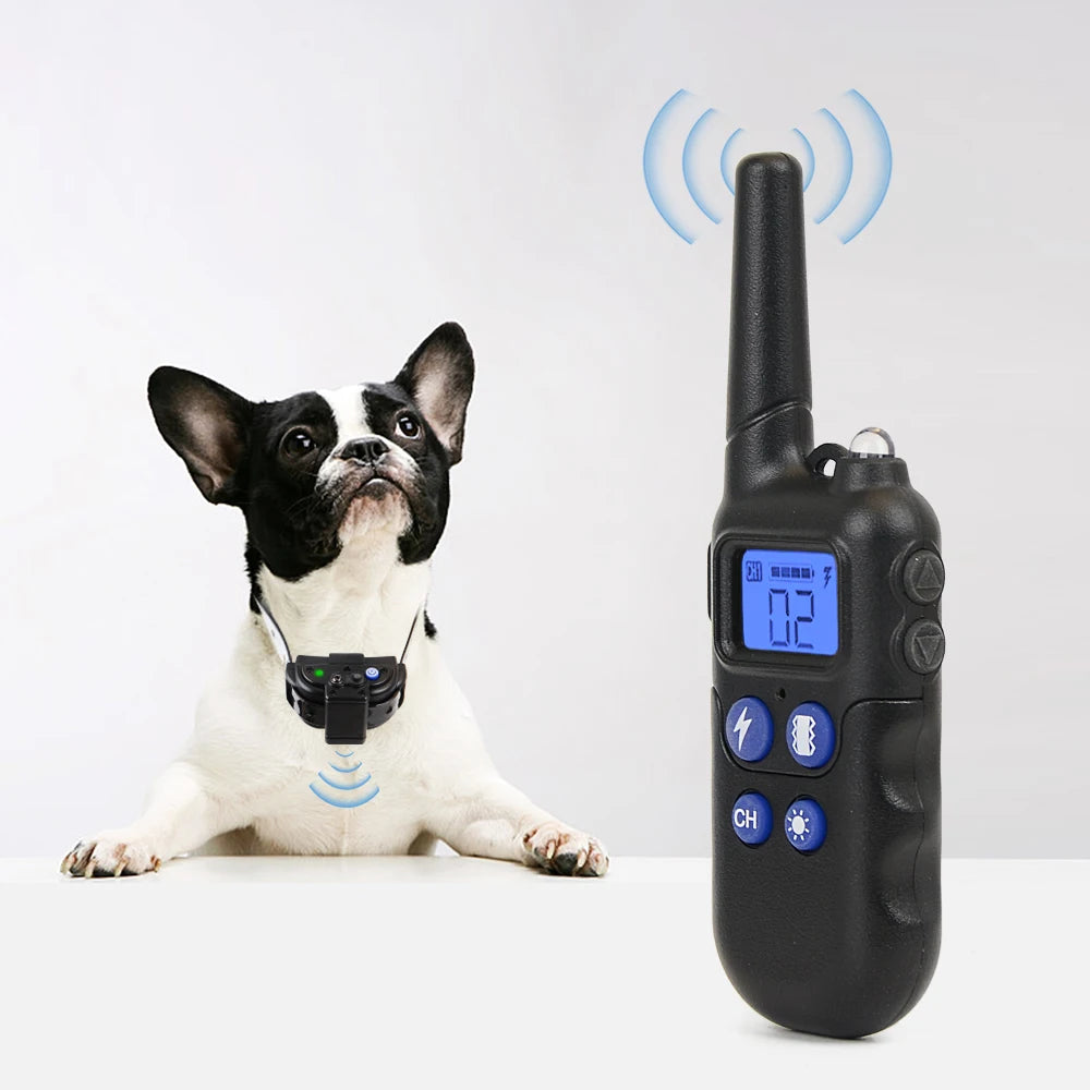 Wodondog 2km Dog Training Collar With Walkie Talkie Waterproof Rechargeable