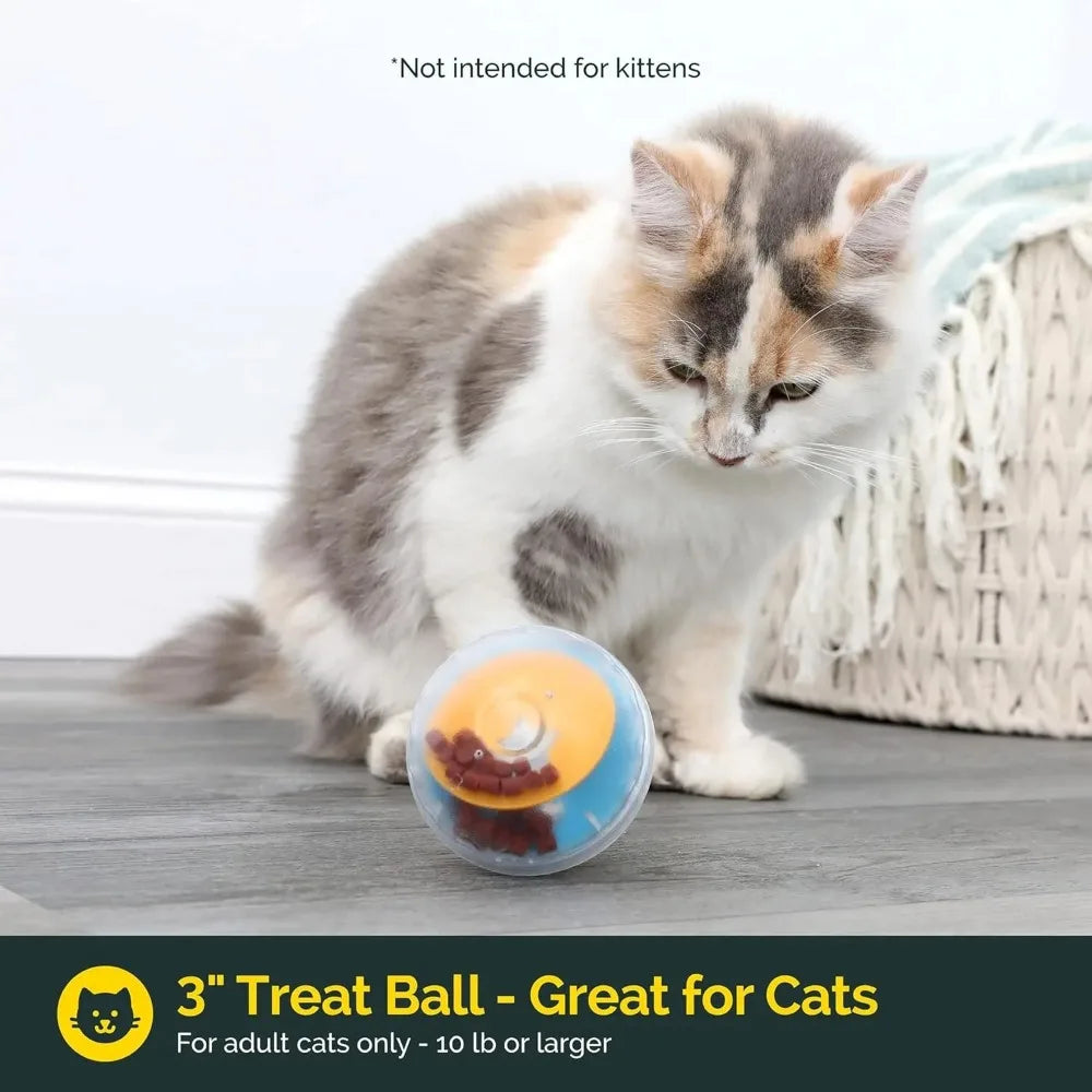 Treat Ball Dog Treat Dispenser Toy For Interactive Play