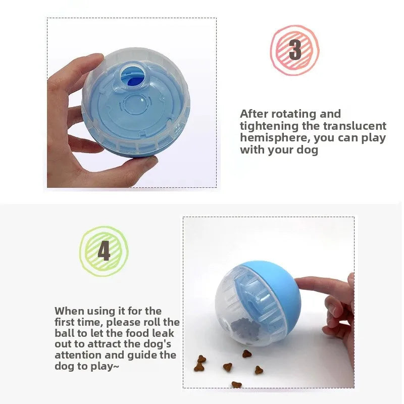 Treat Ball Dog Treat Dispenser Toy Interactive Ball For Dogs