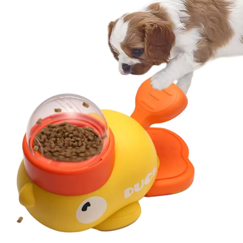 Little Yellow Duck Pet Feeder Puzzle For Dogs And Cats