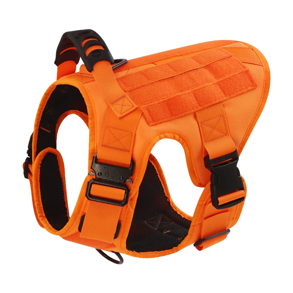 Military Tactical Dog Harness With Adjustable Vest
