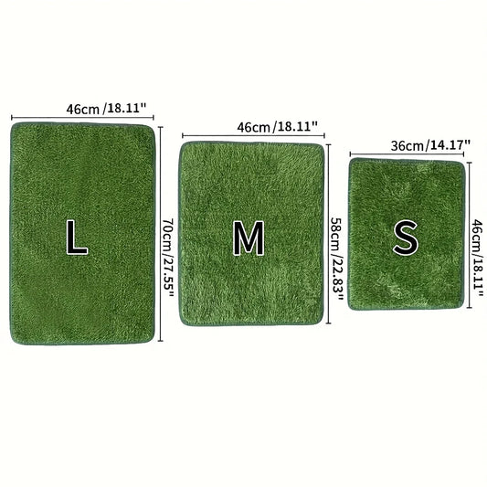 Washable Dog Grass Mat With Odor Control And Non Slip Backing For Pet Training