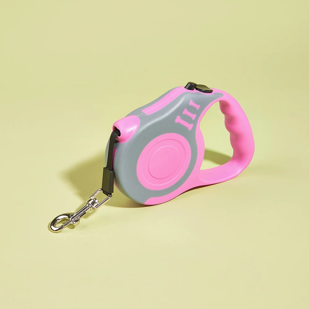 Retractable Nylon Dog Leash For Small Dogs Durable Outdoor Use