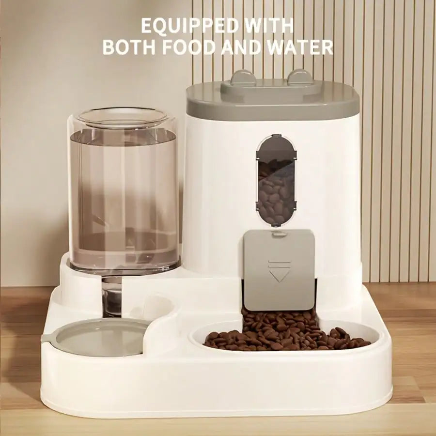 2 In 1 Automatic Cat Feeder And Water Dispenser For Pets