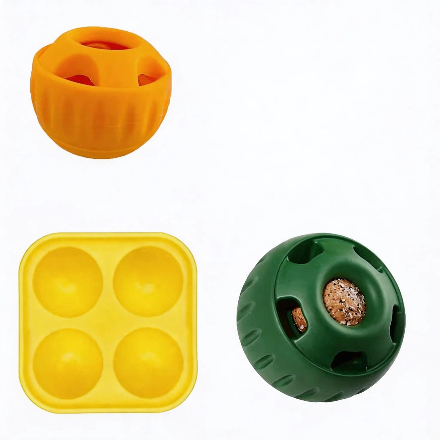 Interactive Dog Toys Silicone Treat Molds For Mental Stimulation Pupsicle