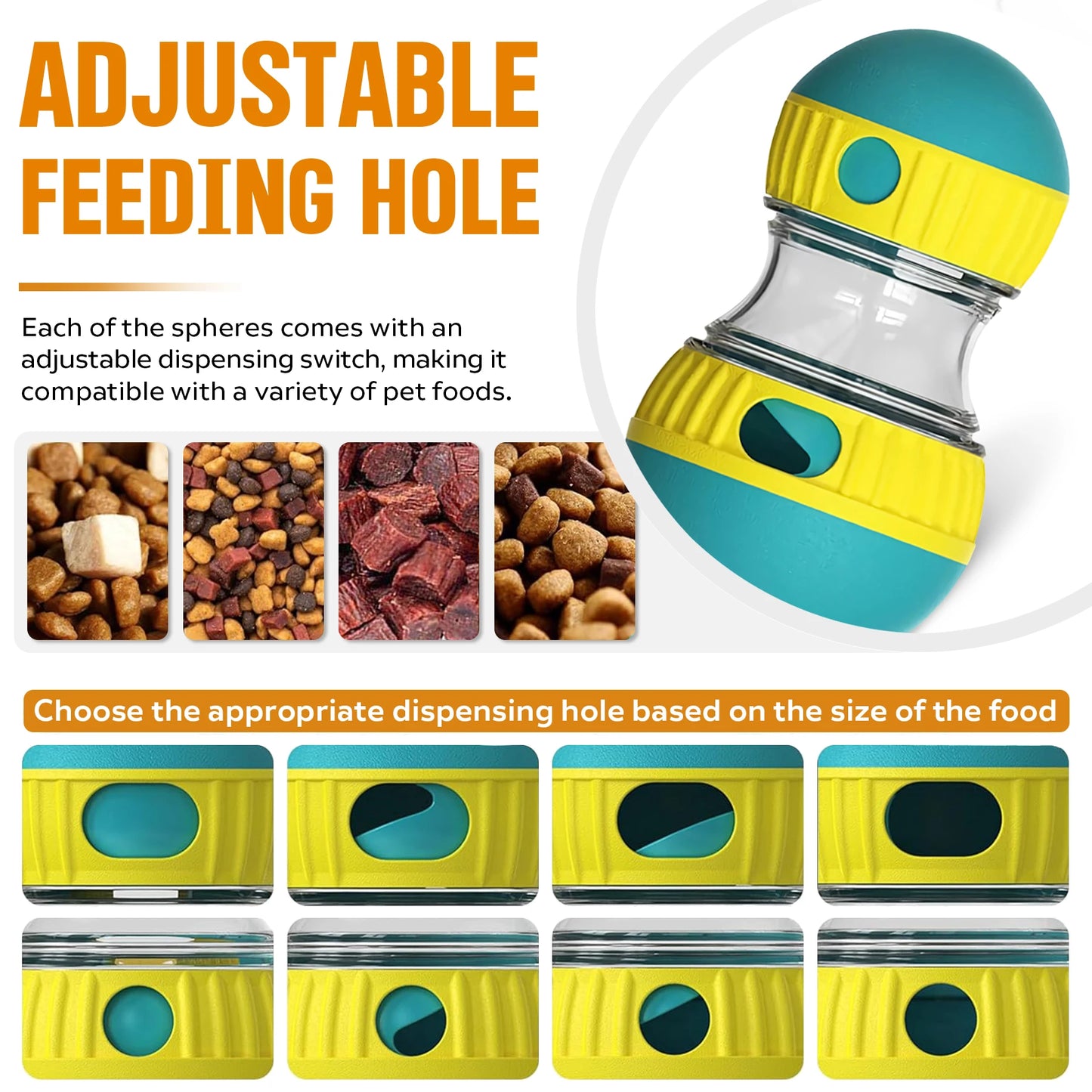Interactive Treat Dispenser Toy For Dogs And Cats Pets