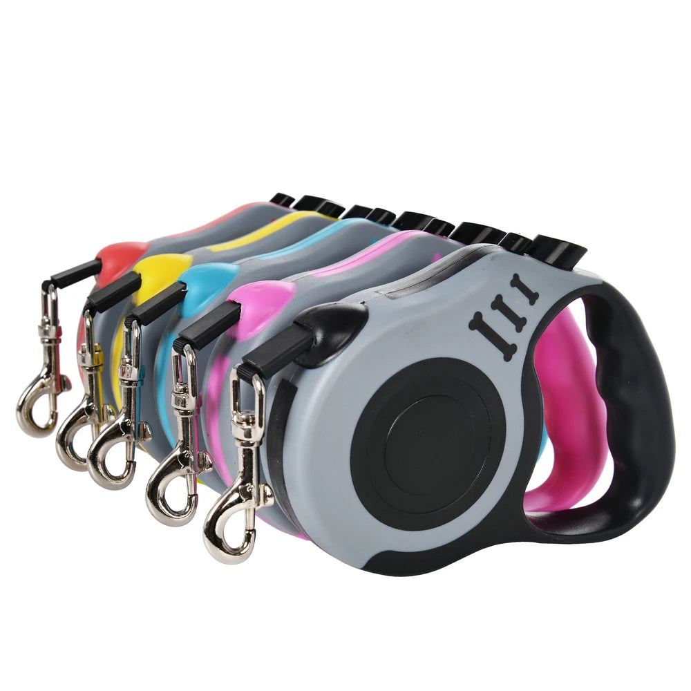 Retractable Nylon Dog Leash For Small Dogs Durable Outdoor Use