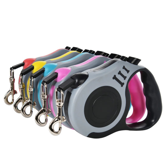 Retractable Nylon Dog Leash For Small Dogs Durable Outdoor Use
