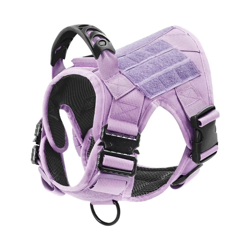 Military Tactical Dog Harness With Adjustable Vest