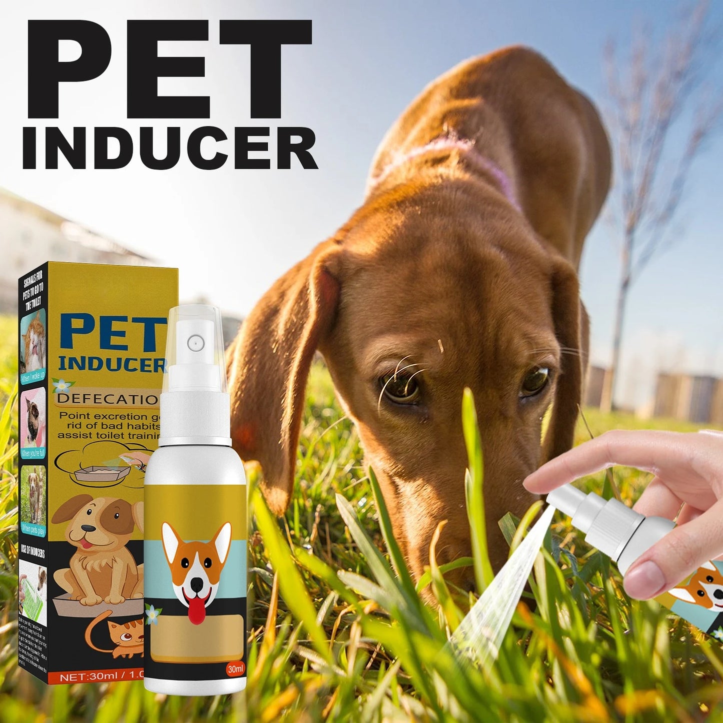 Pet Defecation Positioning Spray For Cats And Dogs Training