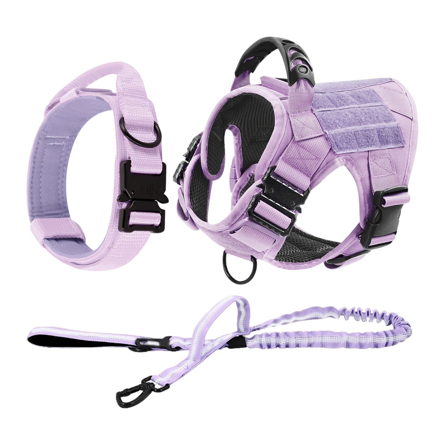 Military Tactical Dog Harness With Adjustable Vest