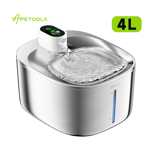 APETDOLA Wireless Cat Water Fountain With Auto Sensor