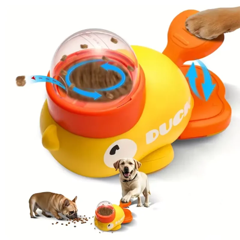 Little Yellow Duck Pet Feeder Puzzle For Dogs And Cats
