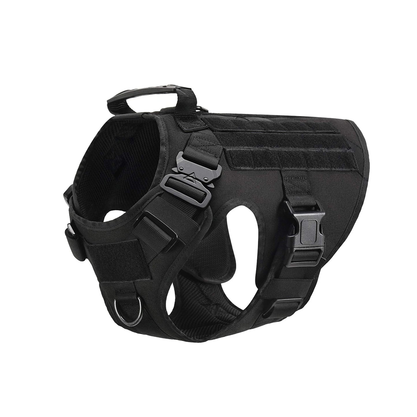 Tactical Dog Harness With Molle Pouches For Medium And Large Dogs