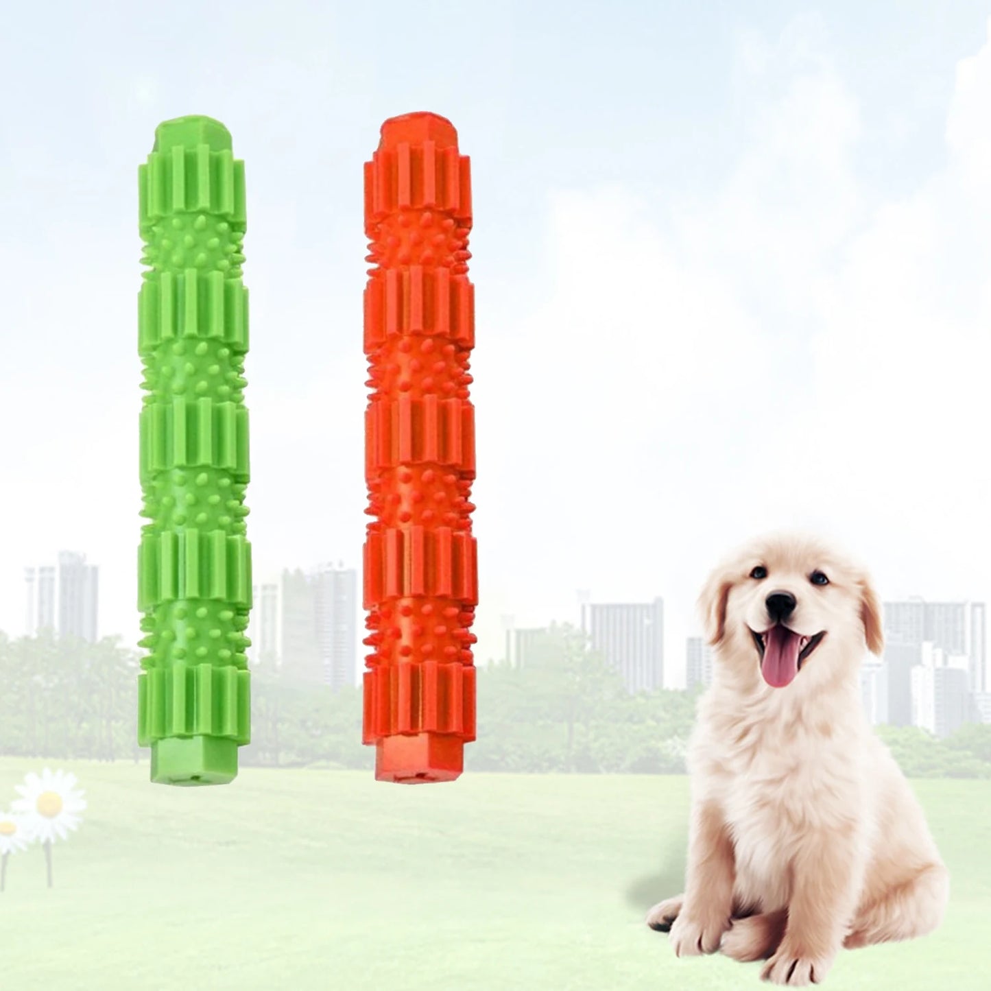 Dog Chew Toy For Aggressive Chewers Treat Dispensing Silicone Squeaker
