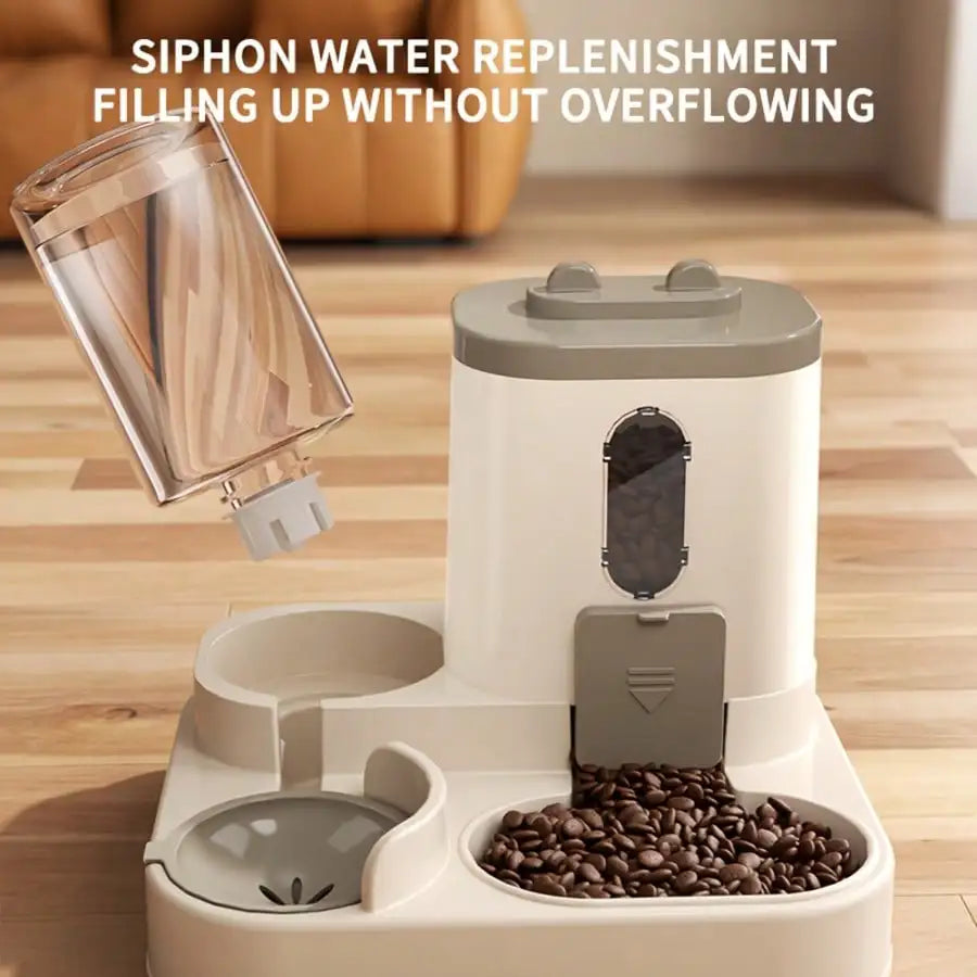 2 In 1 Automatic Cat Feeder And Water Dispenser For Pets