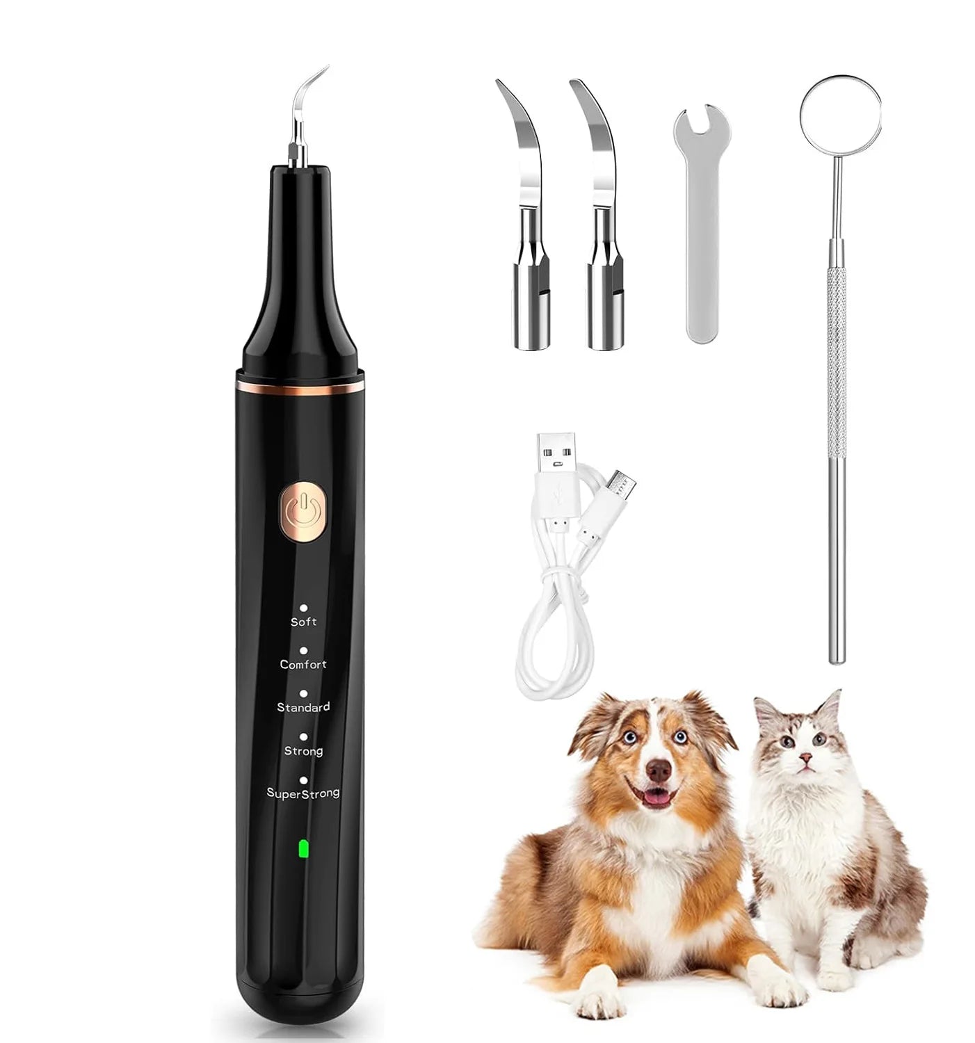 Ultrasonic Portable Electric Dog Toothbrush For Pet Dental Care
