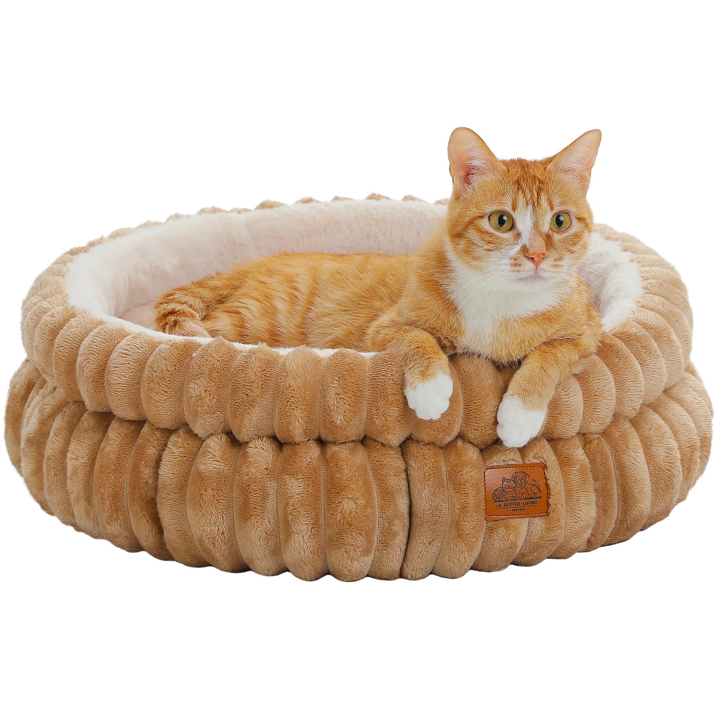 PAWZ Road Round Pet Bed With Anti-Slip Bottom All Seasons