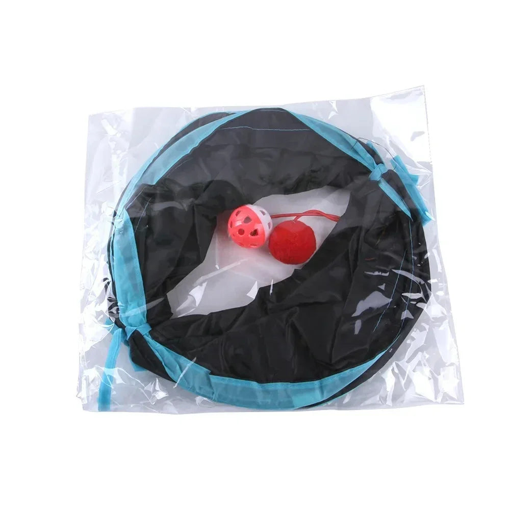Breathable Foldable Cat Tunnel Toy For Indoor Play