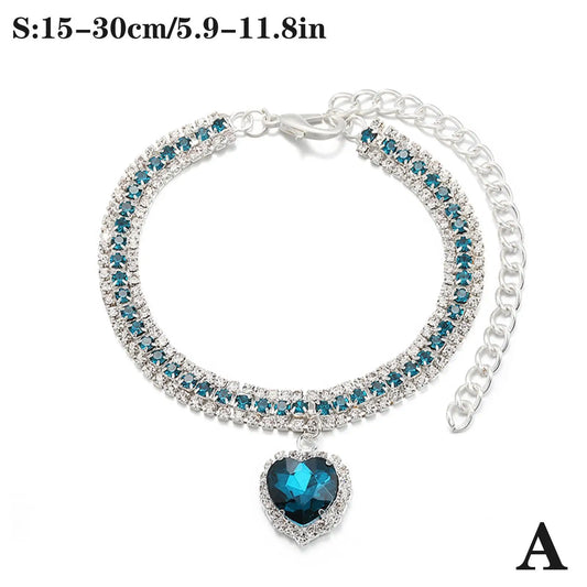 Rhinestone Diamante Collar Necklace for Dogs and Cats