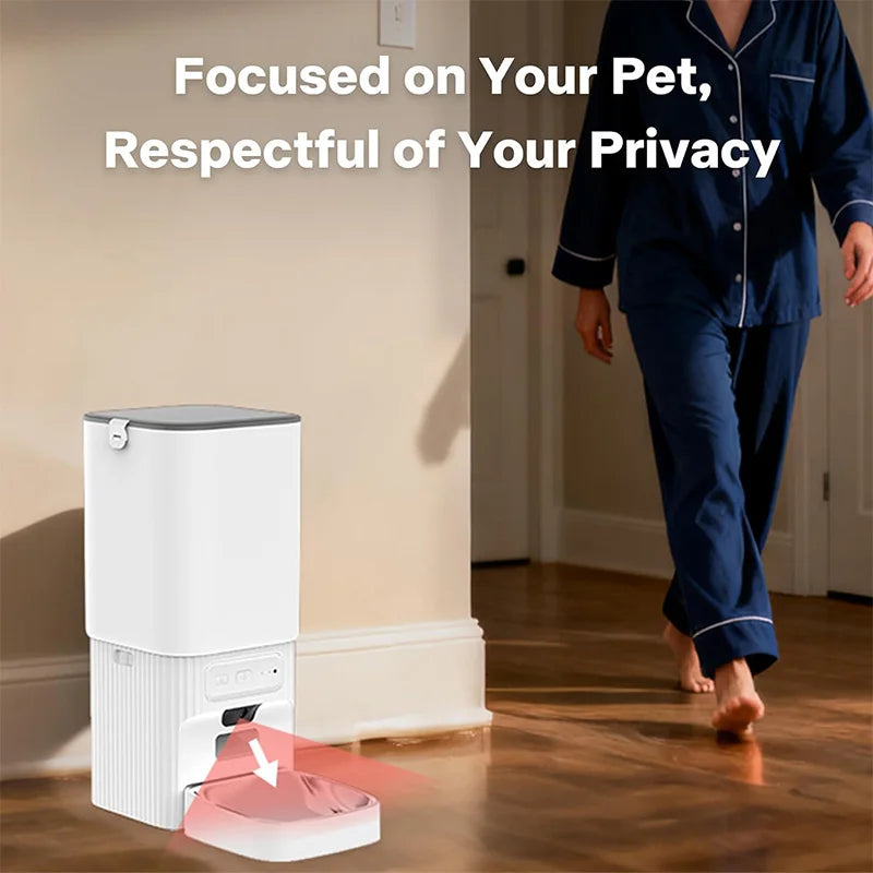 Nityers 7L Smart Pet Feeder With Dual Cameras And App Control