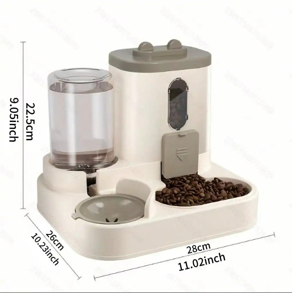 2 In 1 Automatic Cat Feeder And Water Dispenser For Pets