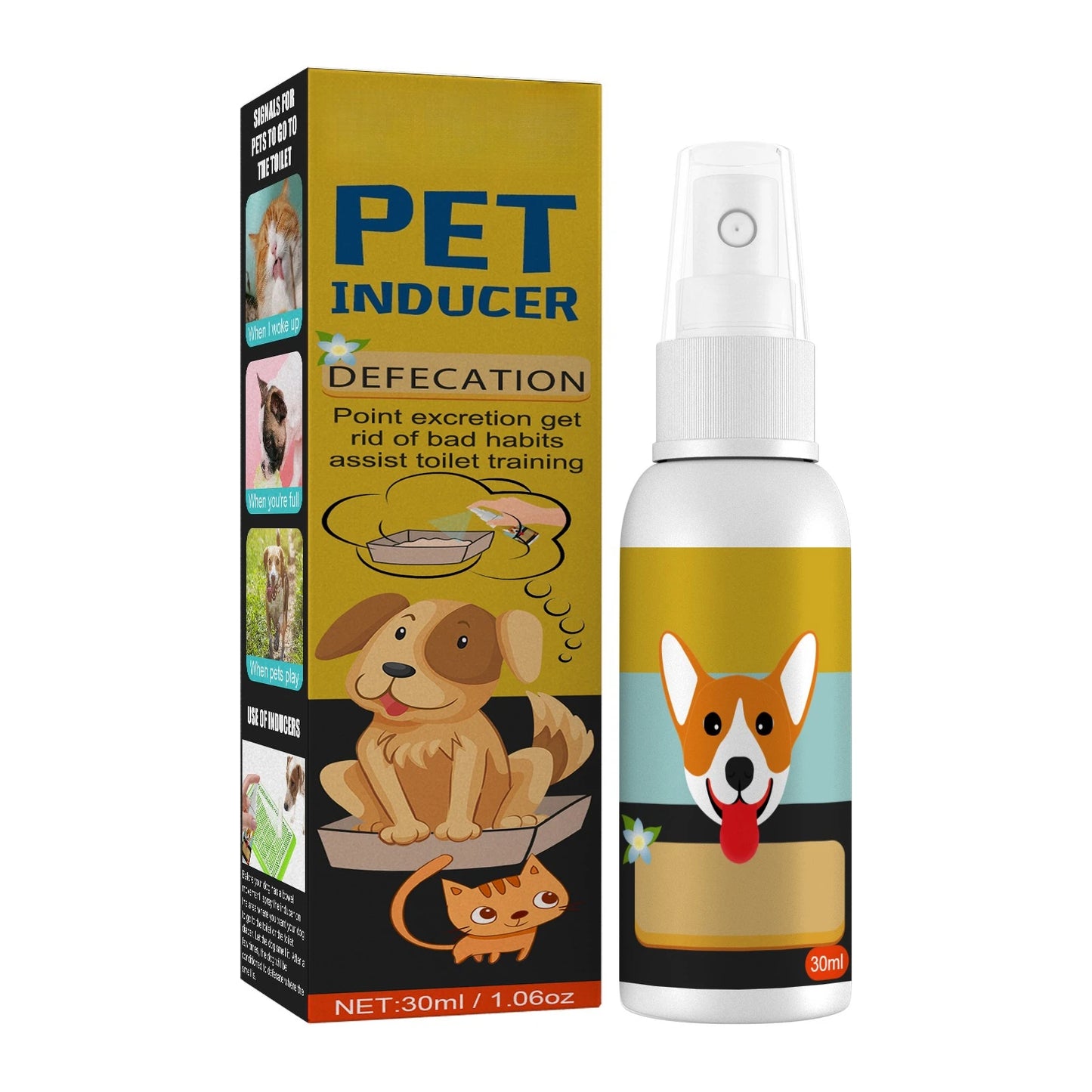 Pet Defecation Positioning Spray For Cats And Dogs Training