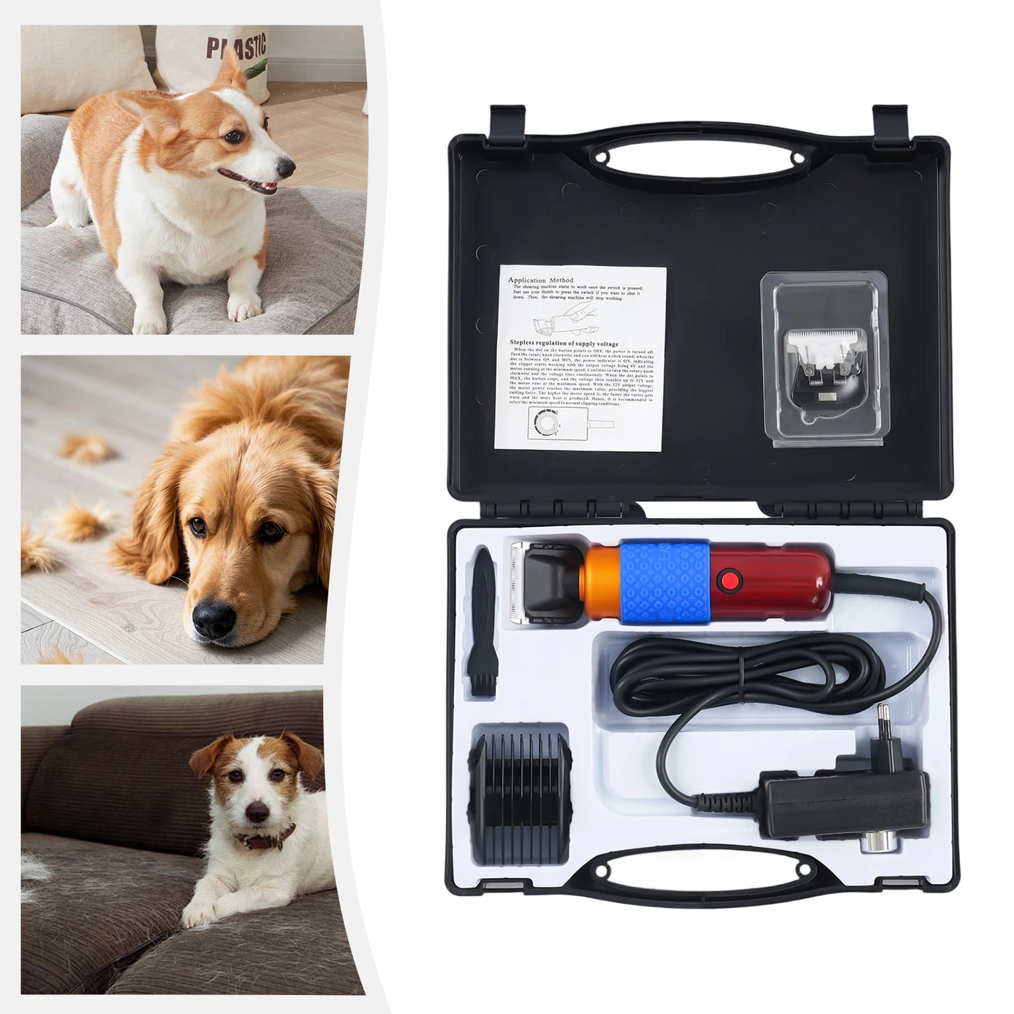 Pet Grooming Kit 36W For Cats And Dogs