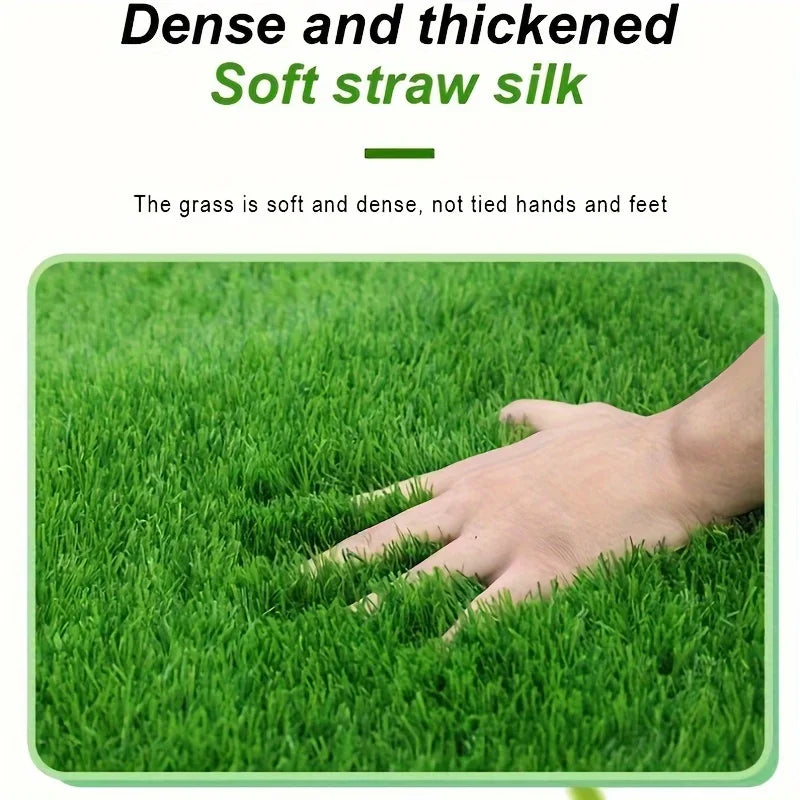 Washable Dog Grass Mat With Odor Control And Non Slip Backing For Pet Training