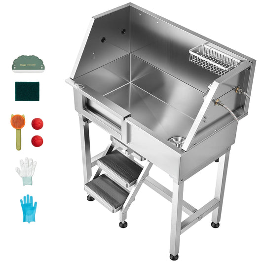 Faultless Bath Stainless Steel Dog Washing Station