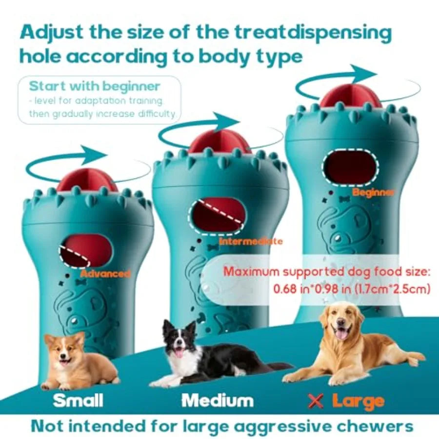 Interactive Treat Dispensing Dog Toy For Brain Stimulation And Enrichment