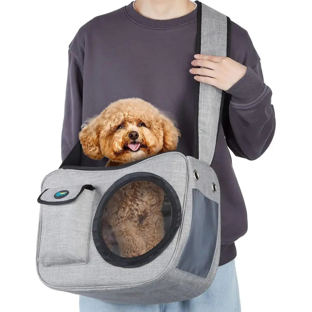 Ownpets Pet Sling Carrier Lightweight Soft Sided Airline Approved Bag