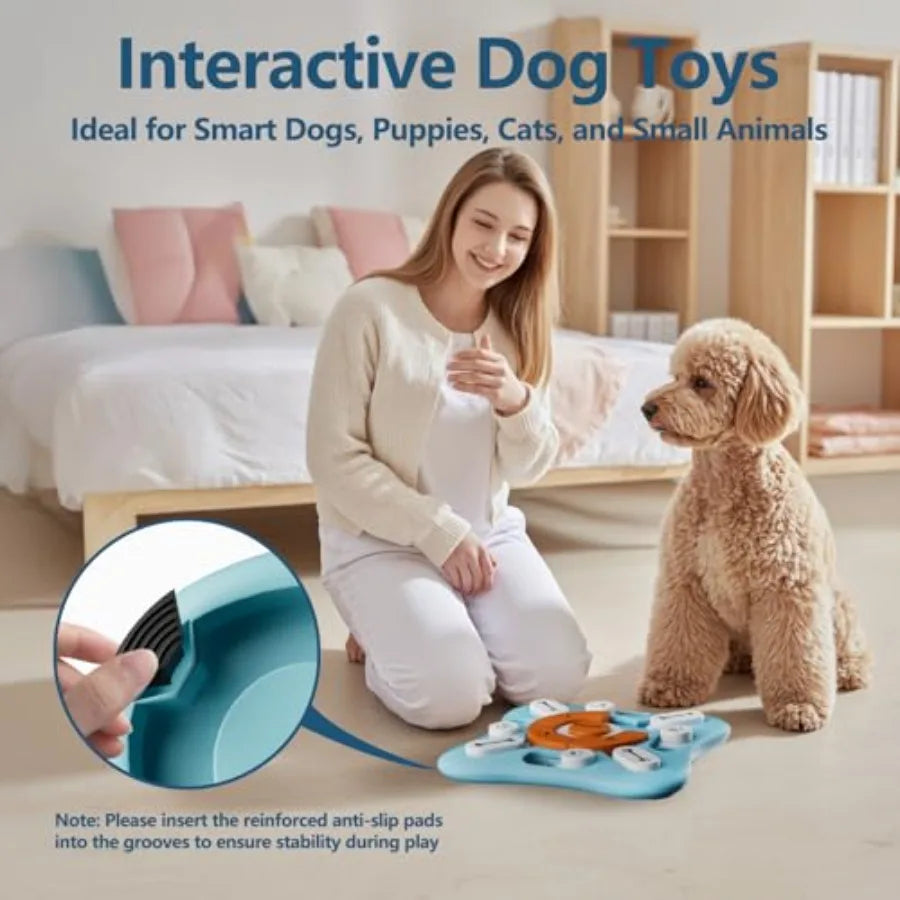 Interactive Dog Treat Puzzle Toy For IQ Training And Enrichment