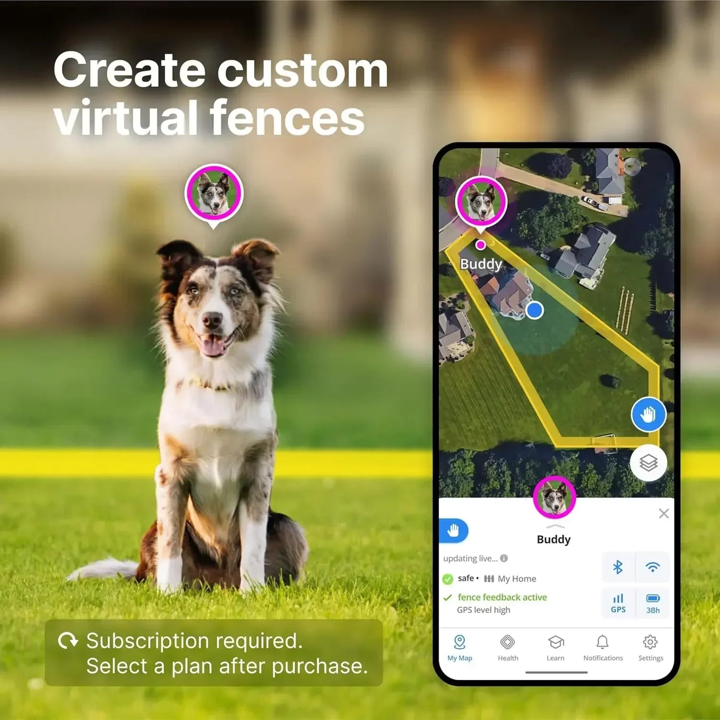 Halo Collar Outdoor Boundary System With Real Time Tracking