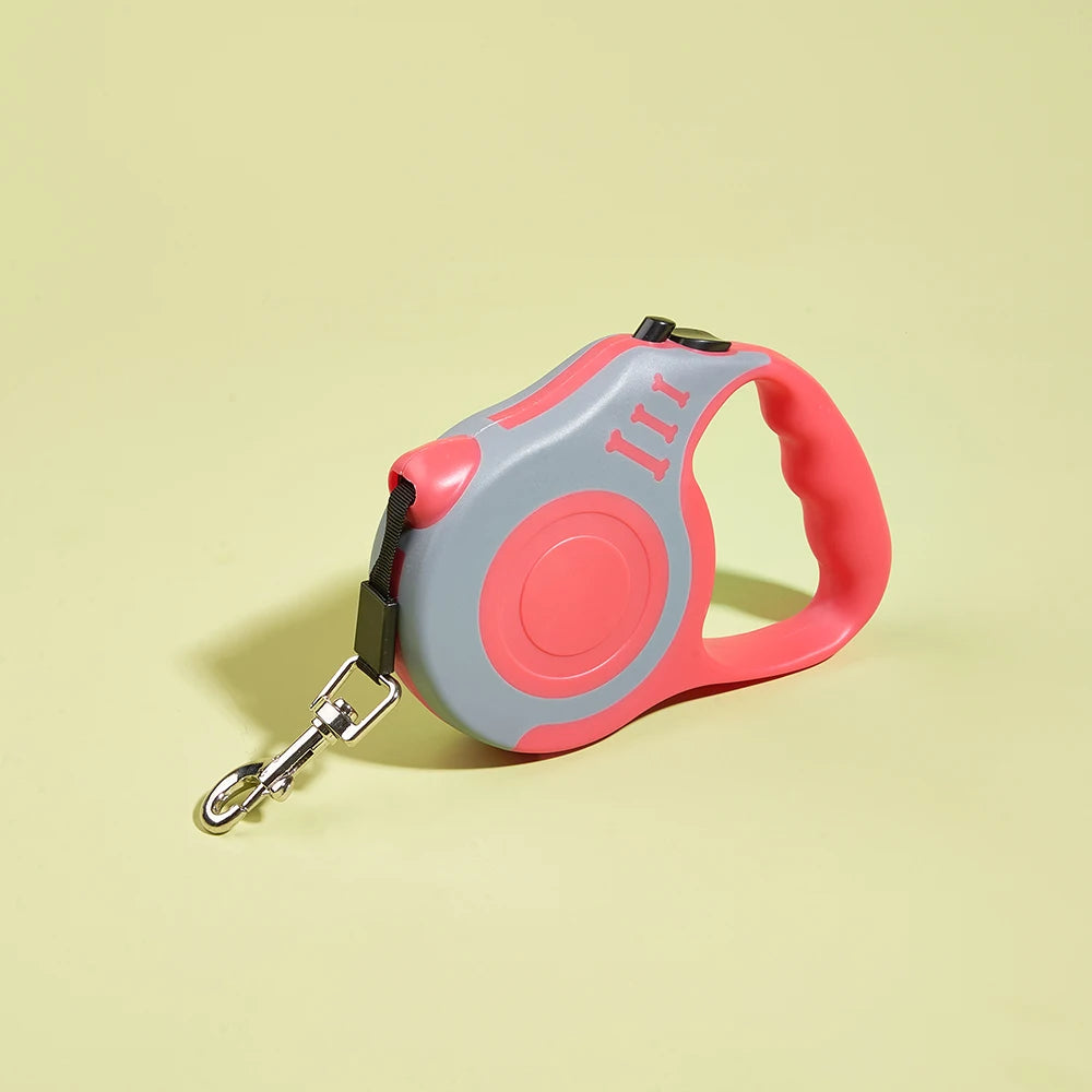 Retractable Nylon Dog Leash For Small Dogs Durable Outdoor Use