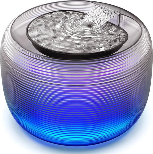 Whisper Cat Water Fountain With LED Light For Pets