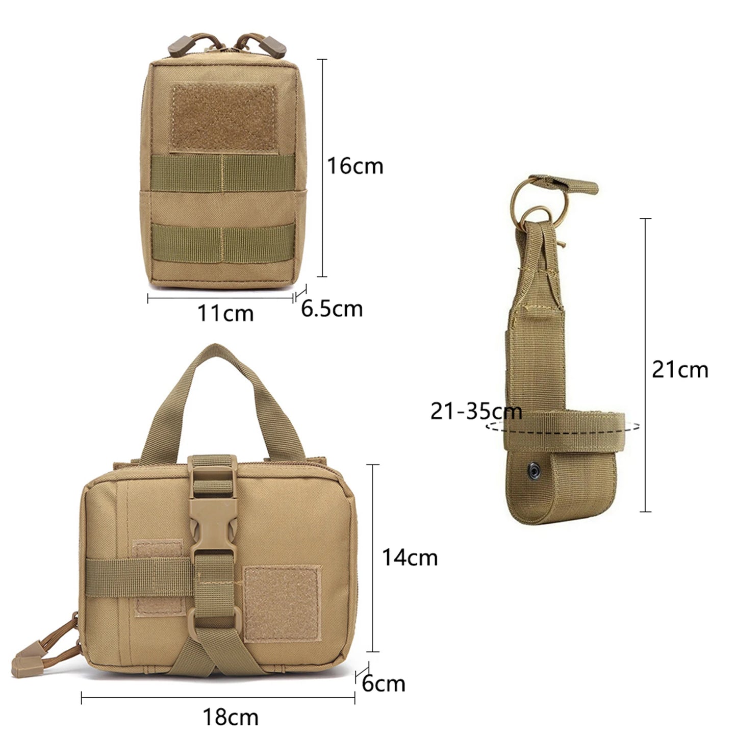 Tactical Dog Harness With Molle Pouches For Medium And Large Dogs