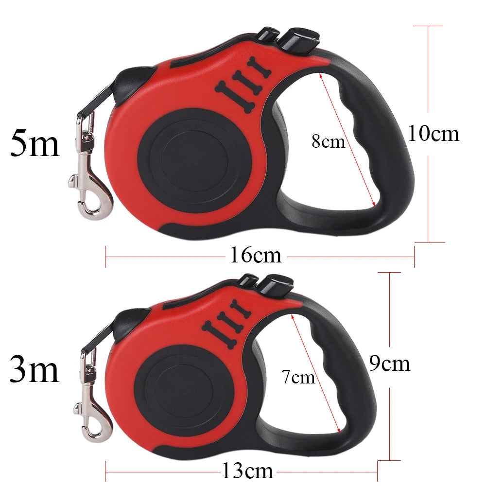Retractable Nylon Dog Leash For Small Dogs Durable Outdoor Use